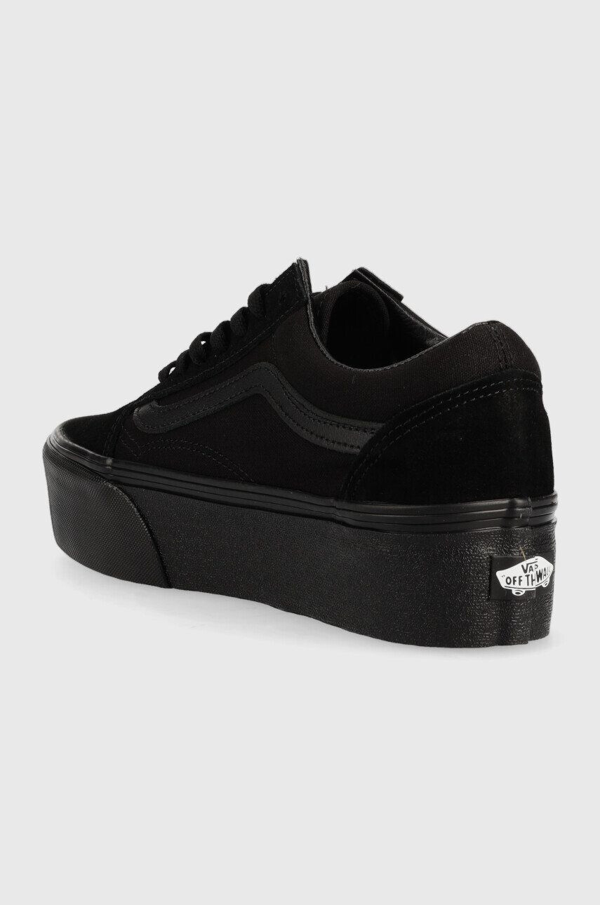 Vans teniske Old Skool Stackform ženske črna barva - Pepit.si