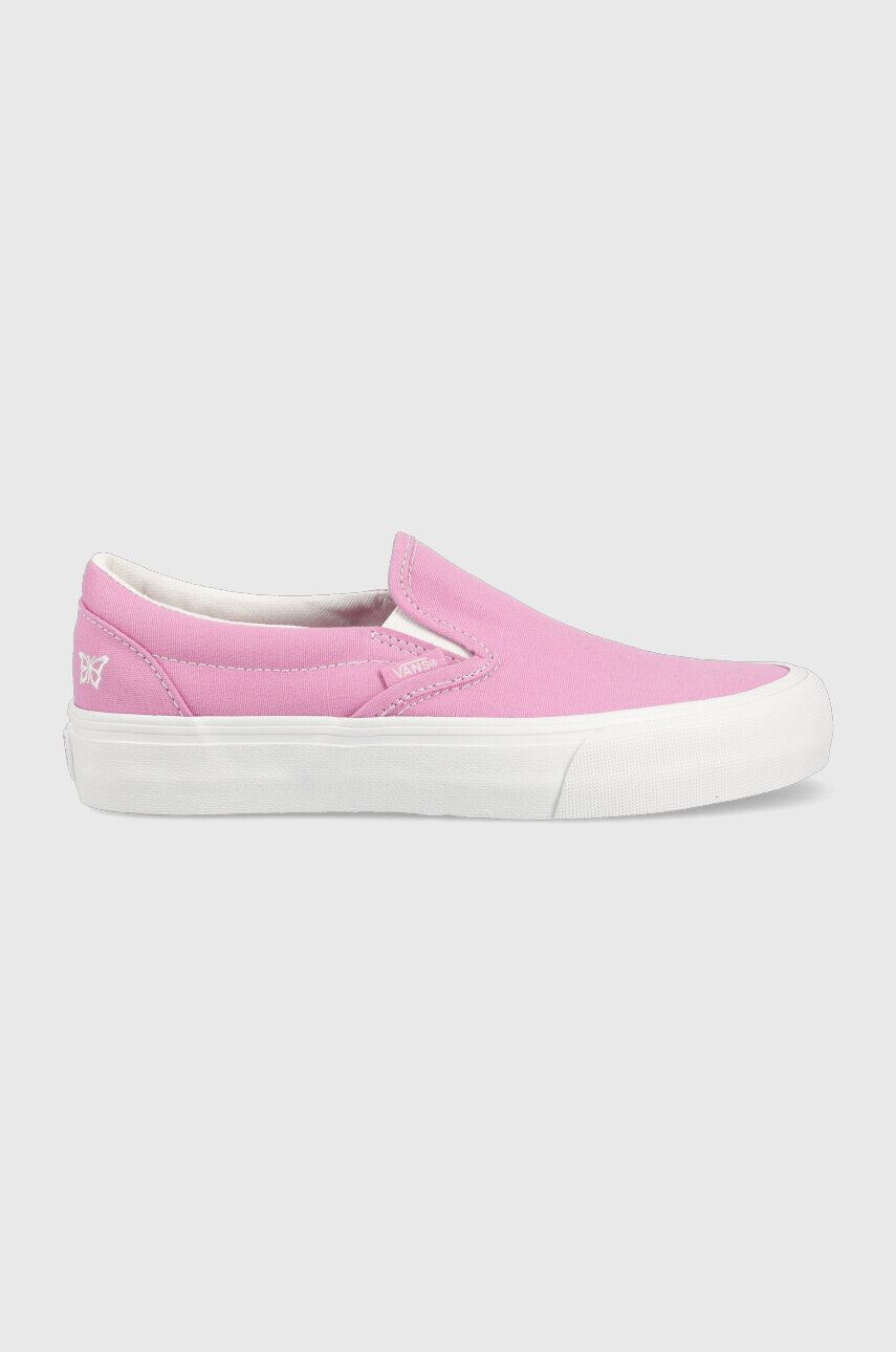 Vans Teniske Slip-On VR3 ženske vijolična barva VN0007NCBLH1 - Pepit.si