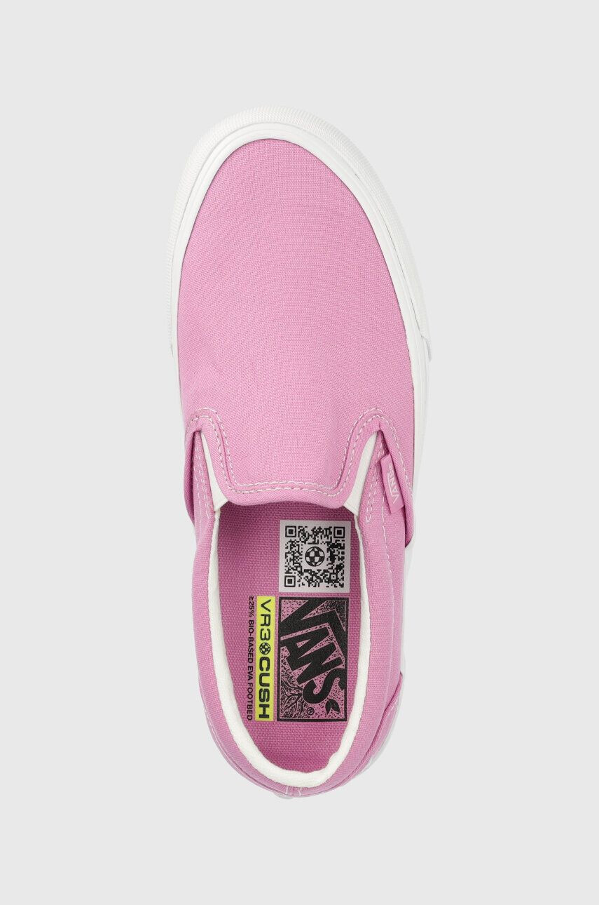 Vans Teniske Slip-On VR3 ženske vijolična barva VN0007NCBLH1 - Pepit.si