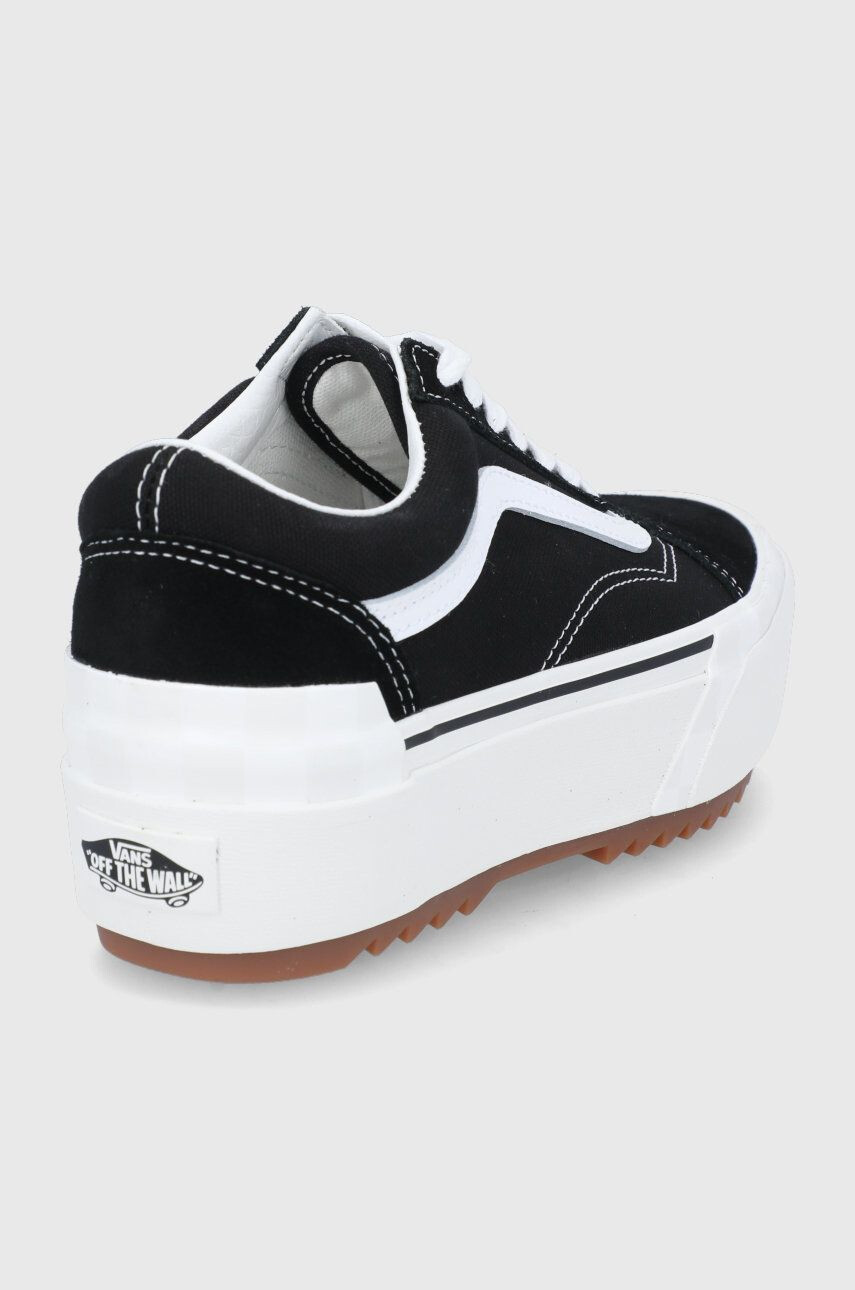 Vans Teniske UA Old Skool Stacked ženske črna barva - Pepit.si