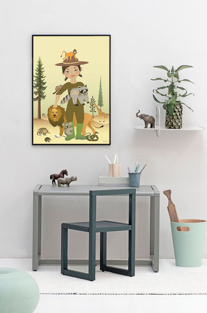 Vissevasse plakat The Zookeeper 50x70 cm - Pepit.si