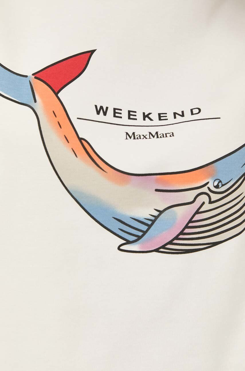 Weekend Max Mara Bombažna kratka majica - Pepit.si