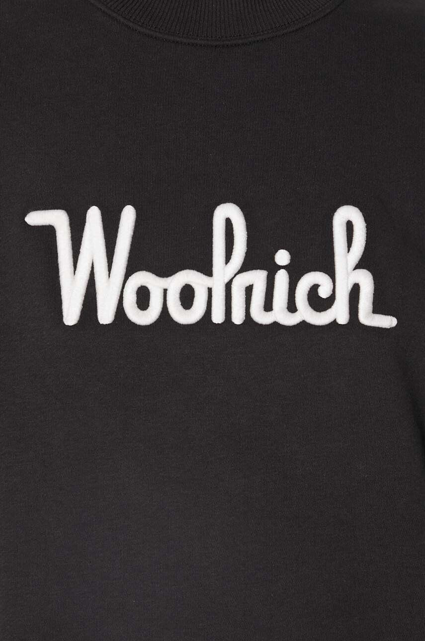 Woolrich Pulover ženska črna barva - Pepit.si