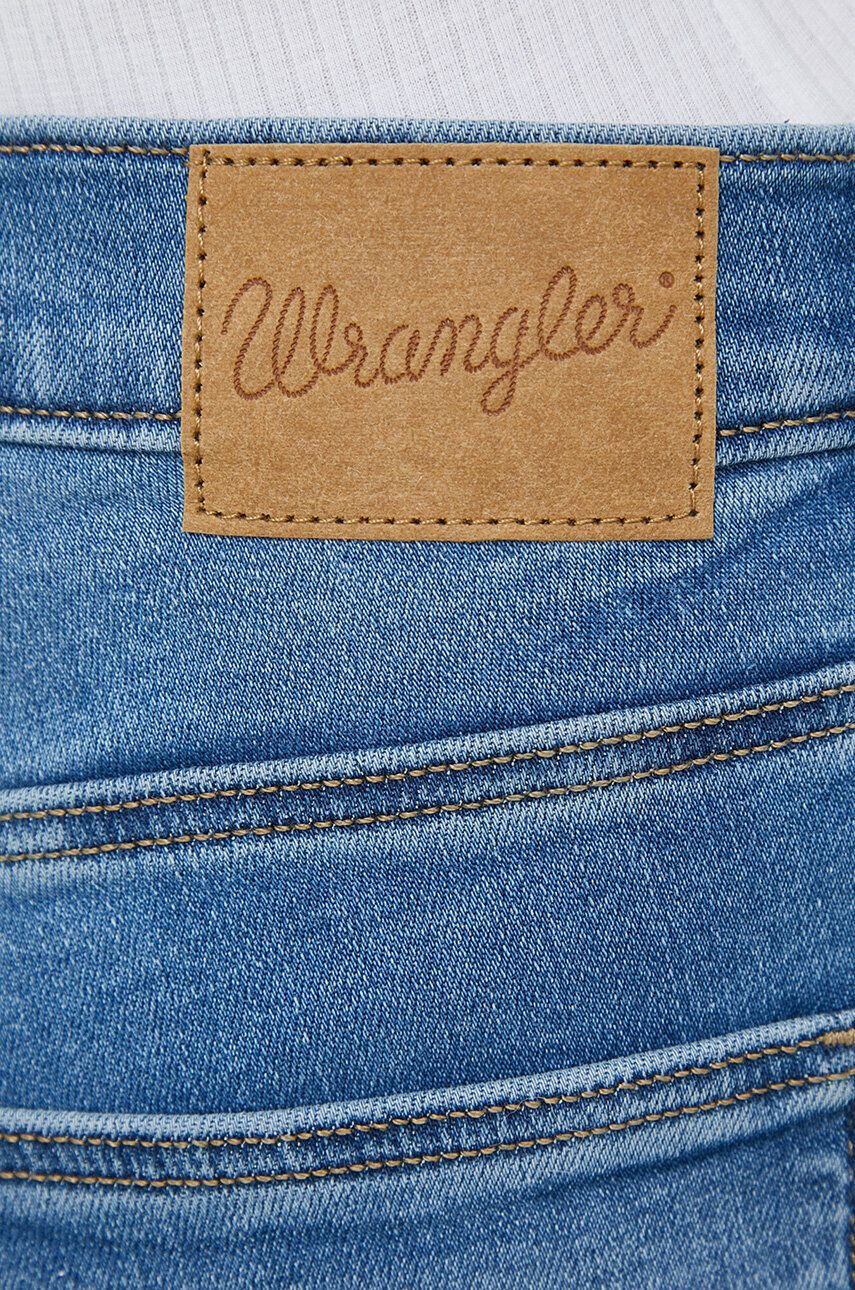 Wrangler Kavbojke Slim ženske damskie high waist - Pepit.si