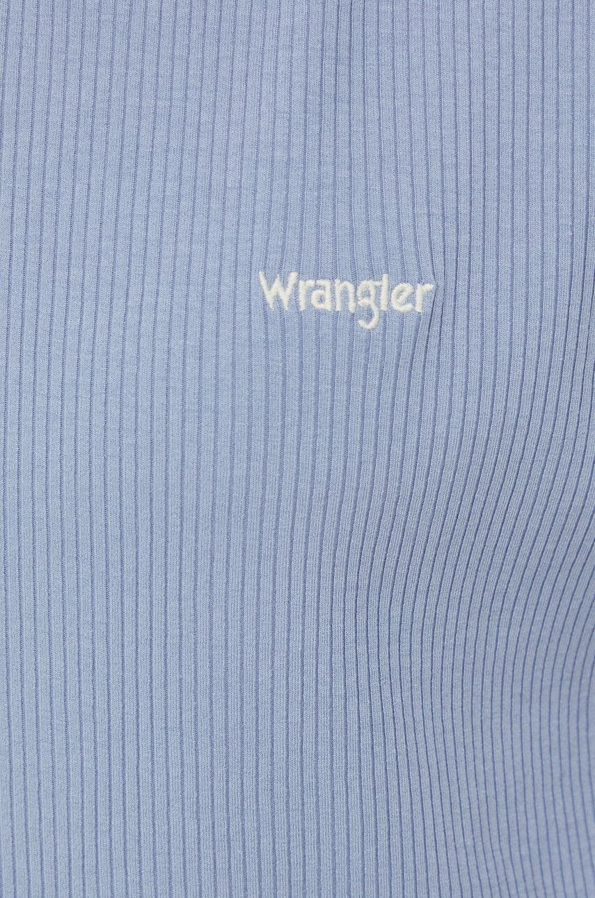 Wrangler Kratka majica ženski vijolična barva - Pepit.si