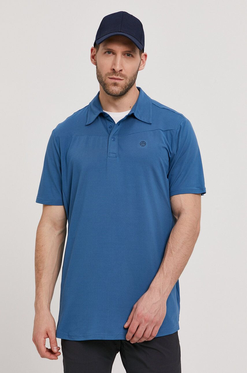 Wrangler Polo mornarsko modra barva - Pepit.si