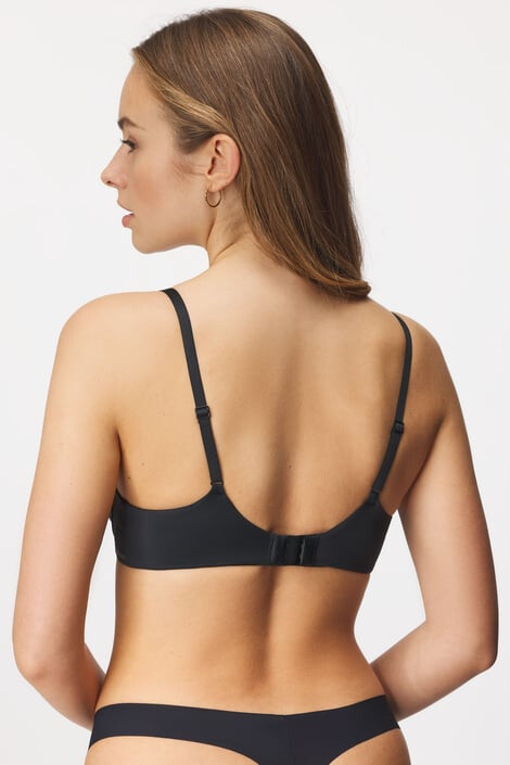 Calvin Klein Modrček Push-Up Plunge Fit Flex - Pepit.si