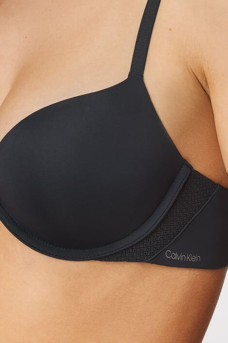 Calvin Klein Modrček Push-Up Plunge Fit Flex - Pepit.si