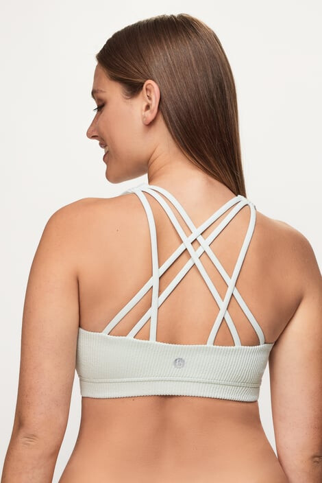 Cotton On Zelen športen modrček Strappy - Pepit.si