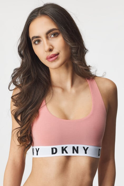 DKNY Modrček Cozy Bralette Lime - Pepit.si