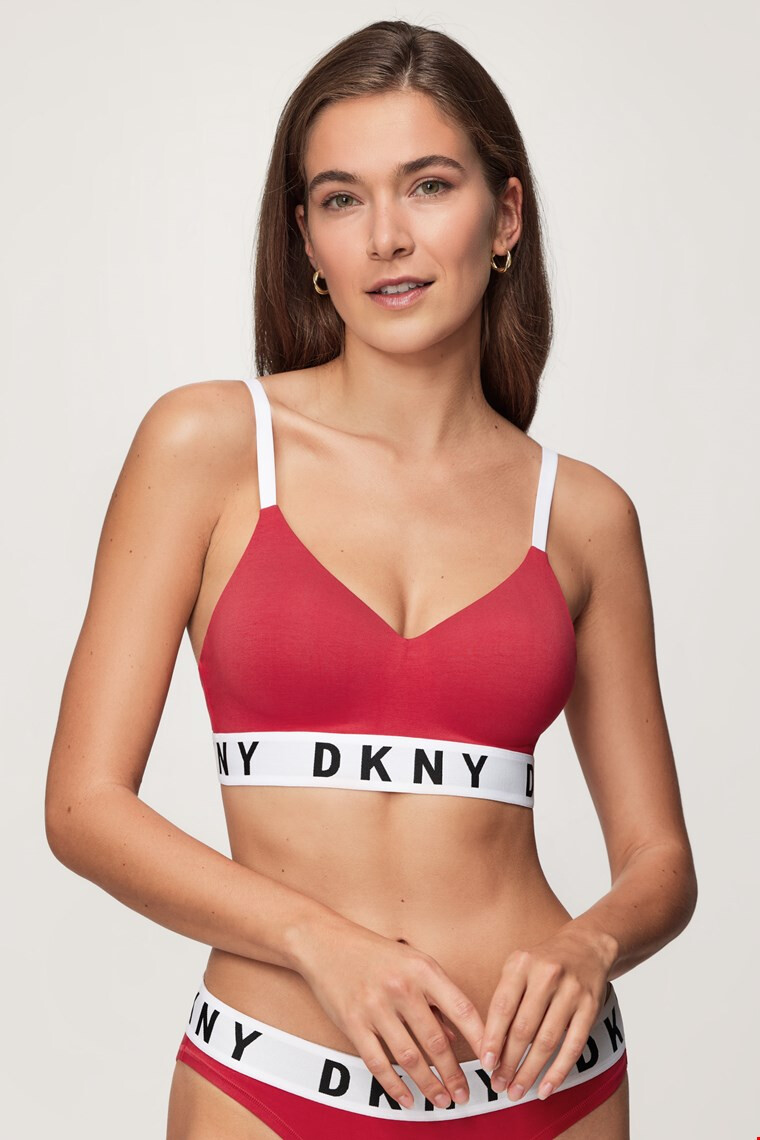 DKNY Modrček Cozy Push-Up Brick - Pepit.si