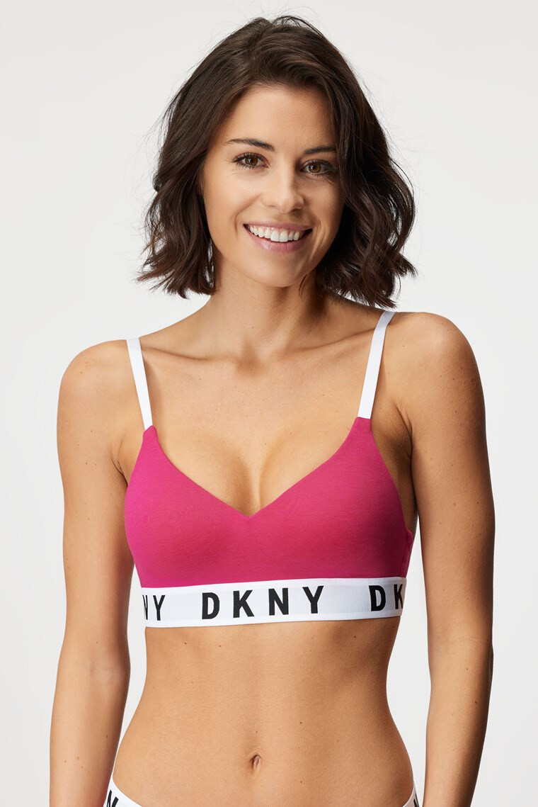 DKNY Modrček Cozy Push-Up Raspberry - Pepit.si