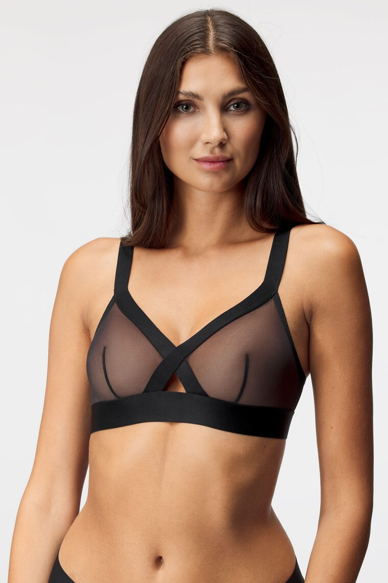 DKNY Modrček Wireless Bralette - Pepit.si