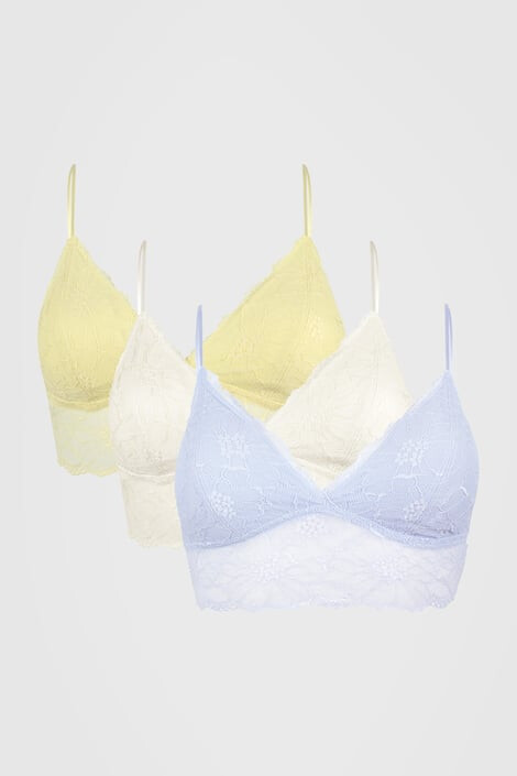 Dorina 3 PACK bralette modrček Leah - Pepit.si