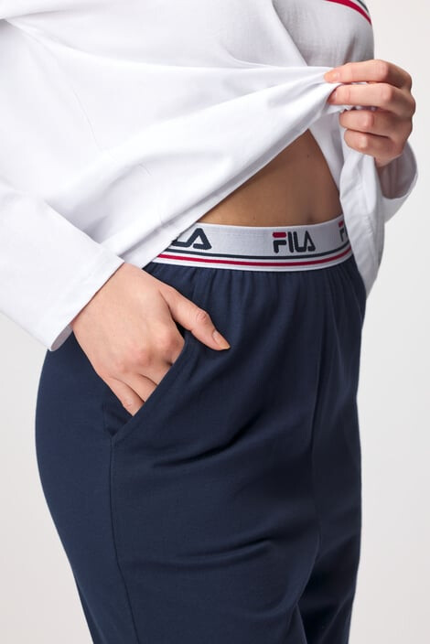 FILA Ženski komplet Jersey White Blue - Pepit.si