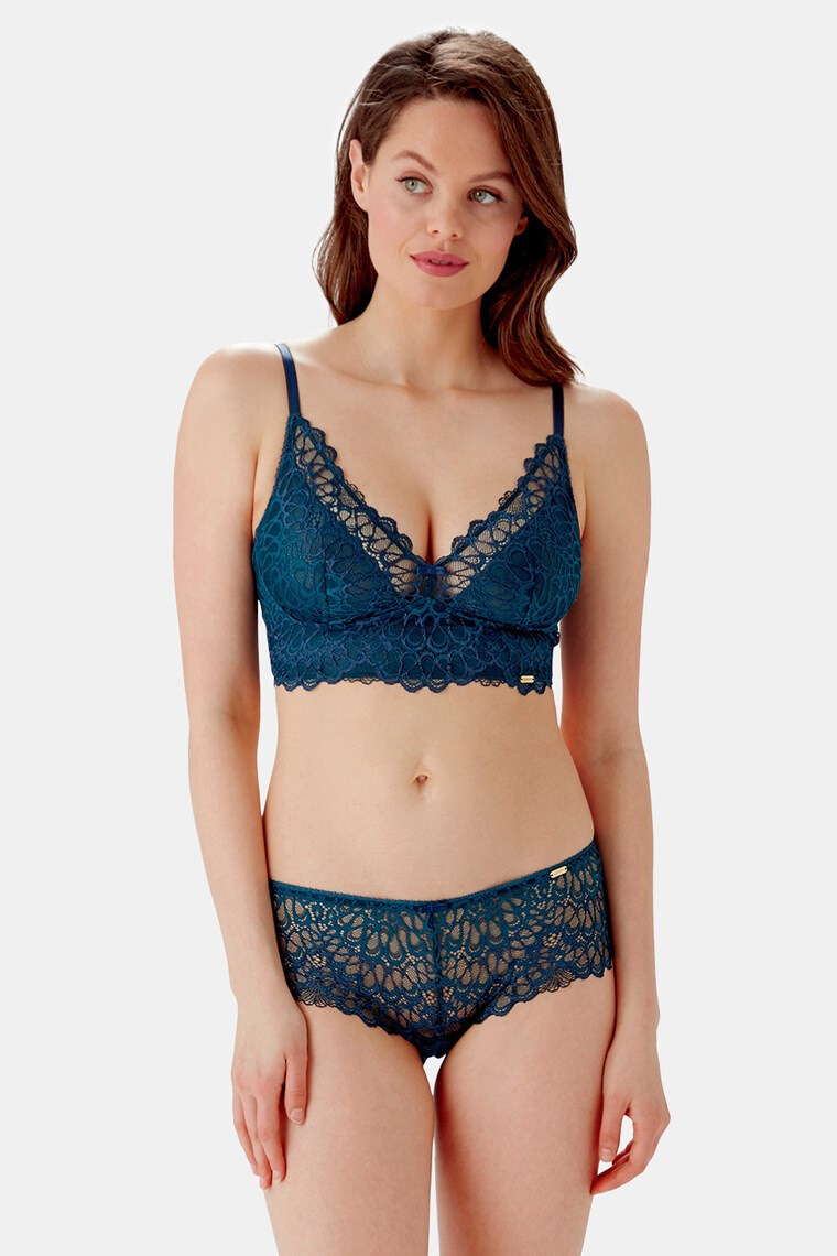 Gossard Modrček Swirl Dark Teal Bralette - Pepit.si