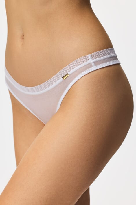 Gossard Tangice Glossies White - Pepit.si