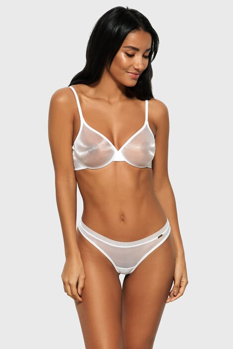 Gossard Tangice Glossies White - Pepit.si