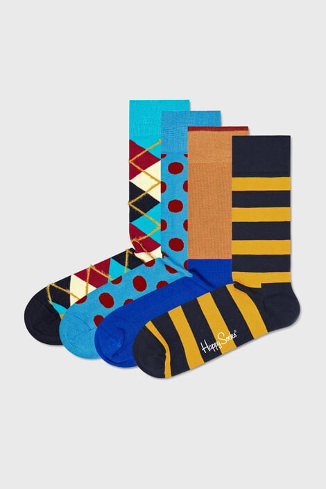 Happy Socks 4 PACK nogavice Classics - Pepit.si