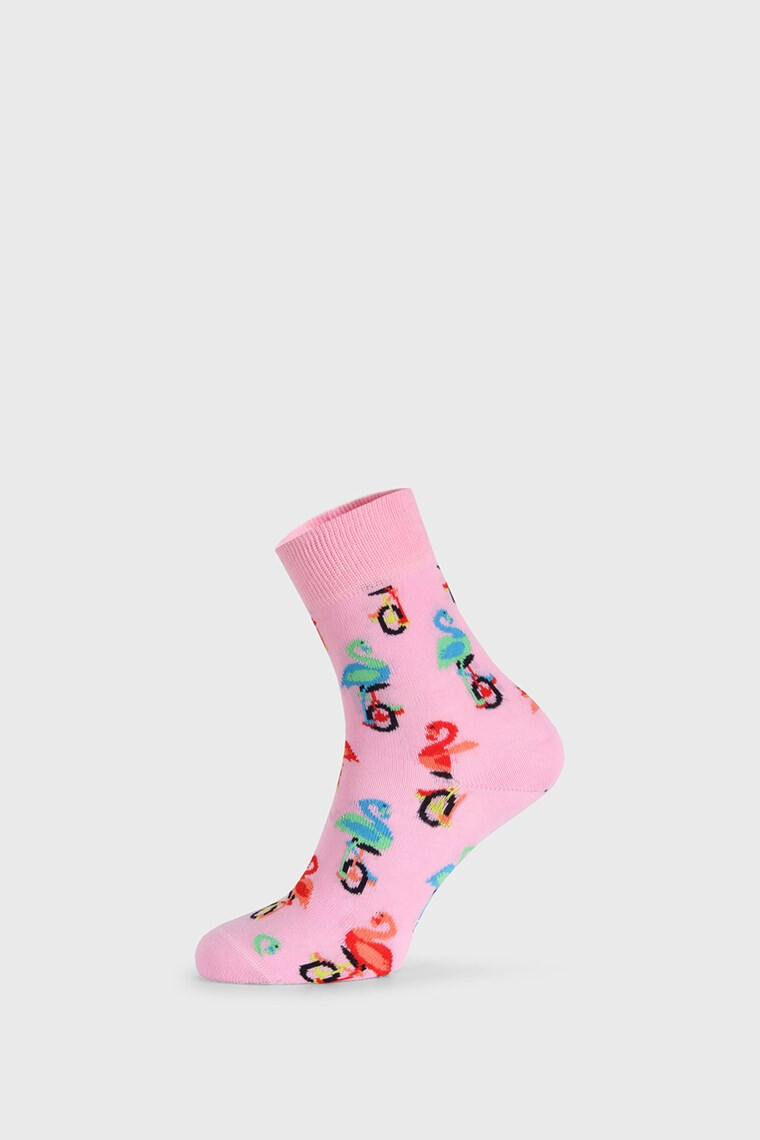 Happy Socks Nogavice Flamingo Half Crew - Pepit.si