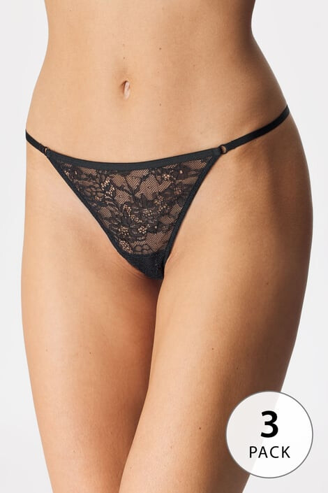 Hunkemöller 3 PACK tangice Zela - Pepit.si