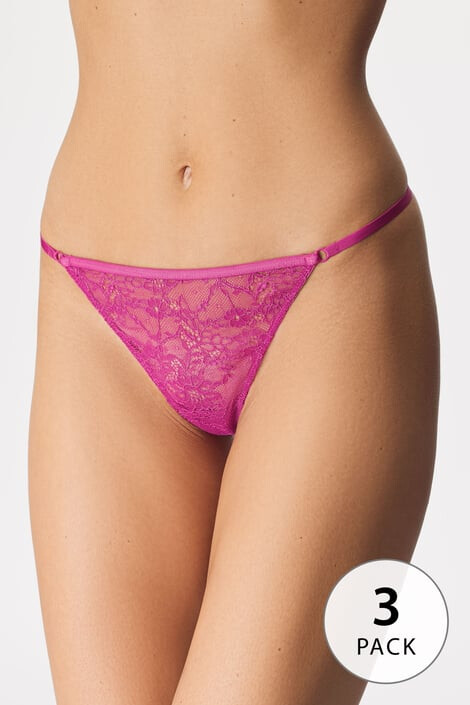 Hunkemöller 3 PACK tangice Zella - Pepit.si