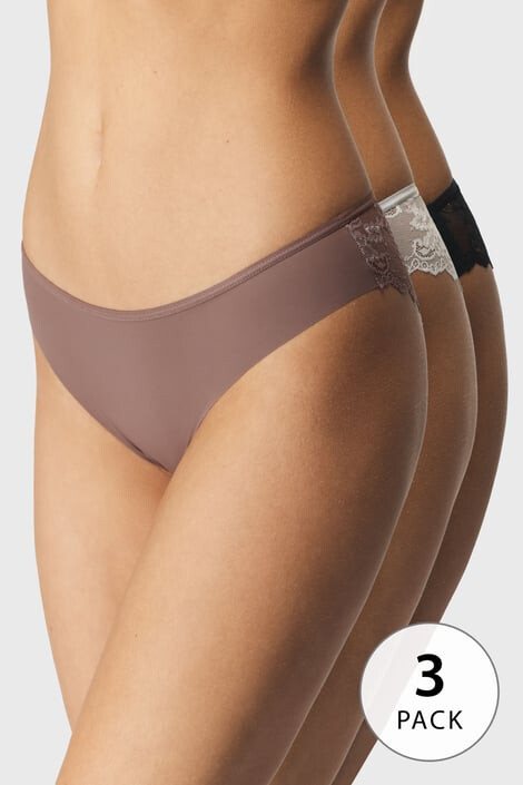 Hunkemöller 3PACK Klasične hlačke Gail - Pepit.si