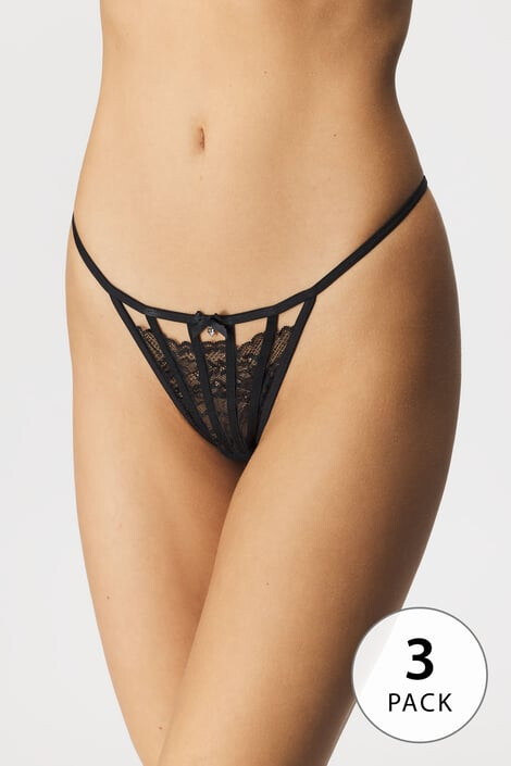 Hunkemöller 3PACK Tangice Amber - Pepit.si