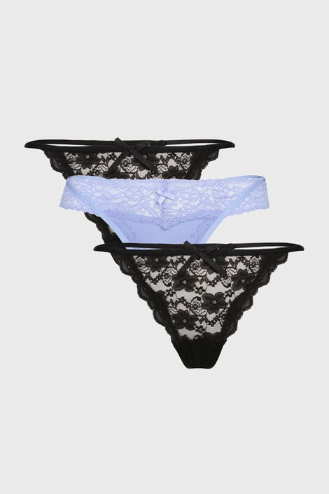 Hunkemöller 3PACK Tangice Posy - Pepit.si