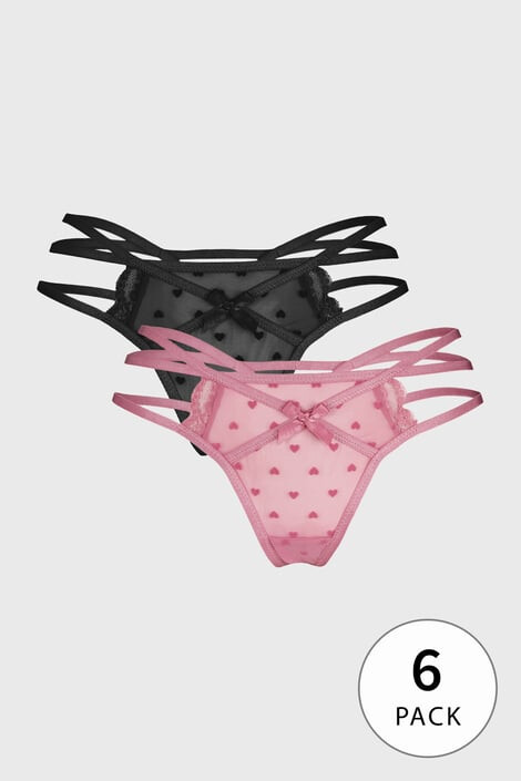 Hunkemöller 6 PACK tangice Melda - Pepit.si