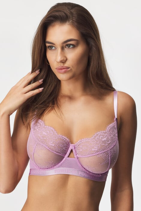 Hunkemöller Nepodložen modrček Honey Violet - Pepit.si