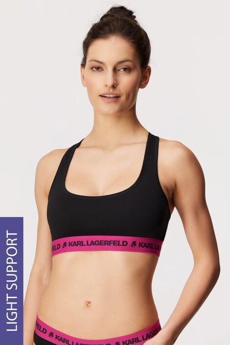 Karl Lagerfeld Modrček Bralette - Pepit.si