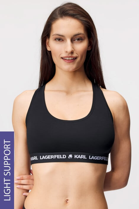 Karl Lagerfeld Modrček Bralette - Pepit.si