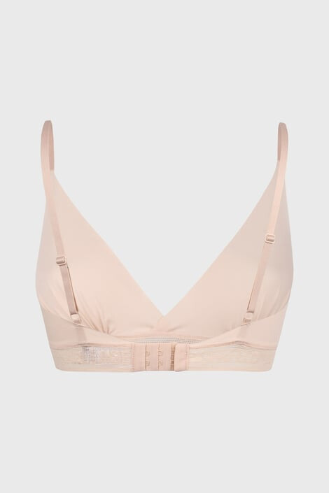 Karl Lagerfeld Modrček Bralette bež barve - Pepit.si