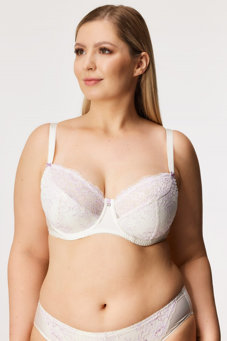 LAUMA lingerie Nepodložen modrček Lavender Pearl W - Pepit.si