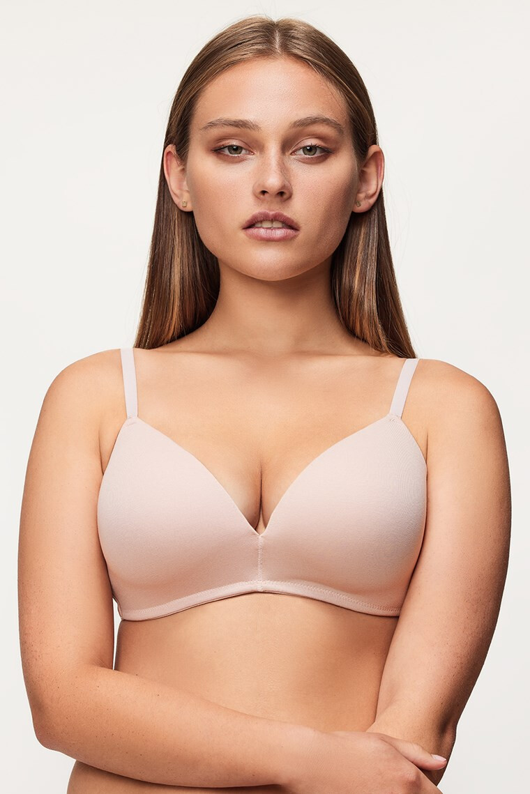 LAUMA lingerie Podložen modrček Shape Cotton brez kosti - Pepit.si