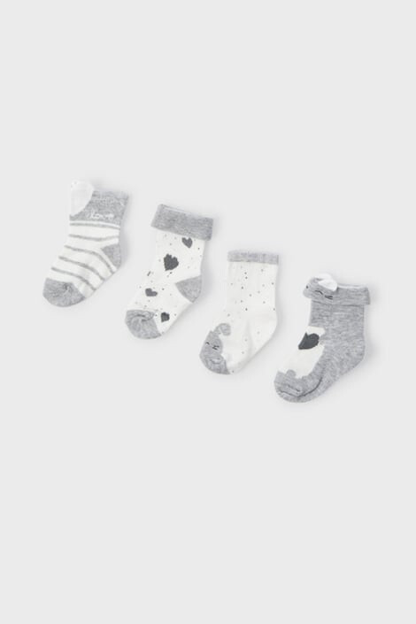 Mayoral Moda Infantil S:A.U. 4 PACK nogavice za dojenčke Mayoral Love - Pepit.si