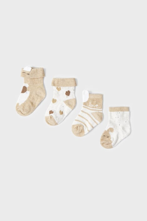 Mayoral Moda Infantil S:A.U. 4 PACK nogavice za dojenčke Mayoral Love - Pepit.si