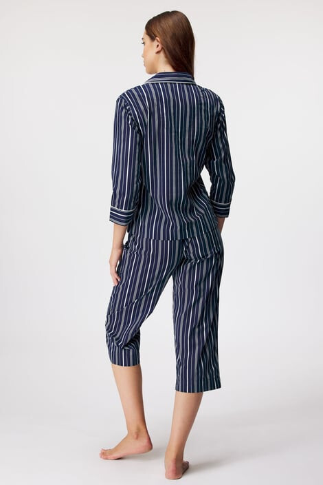 Ralph Lauren Ženska pižama Navy Stripe - Pepit.si