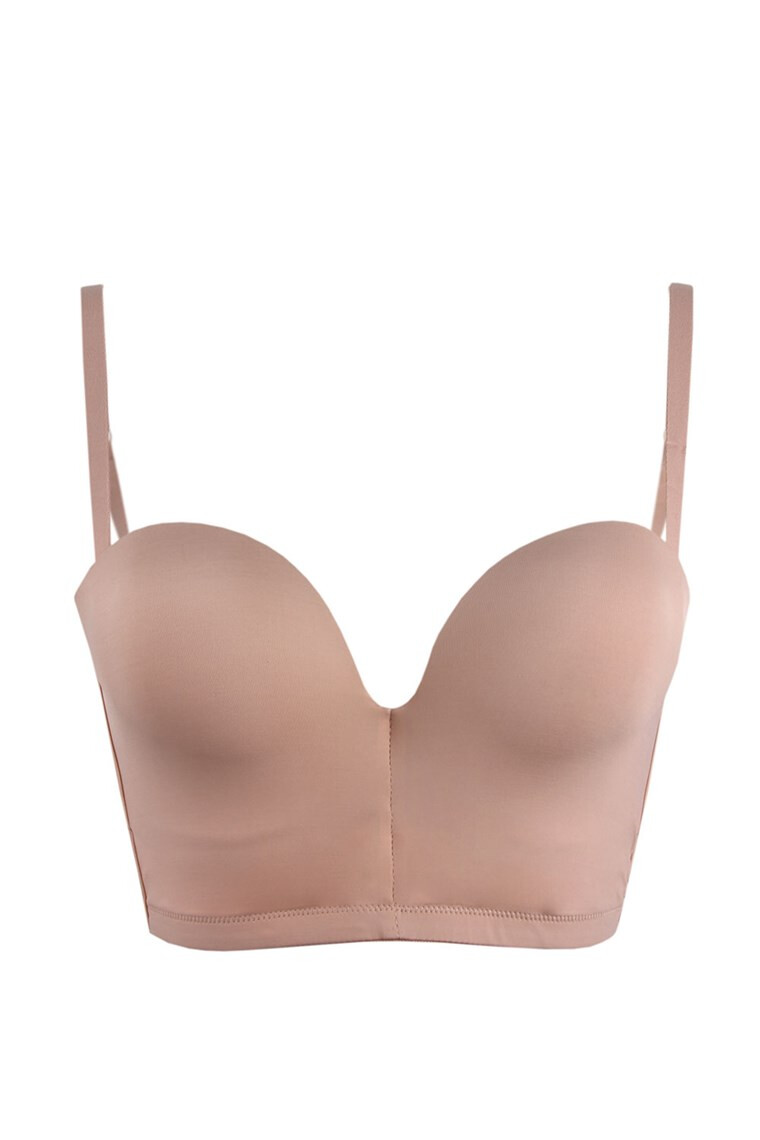 Wonderbra Modrček Ultimate Backless Push-Up bež - Pepit.si