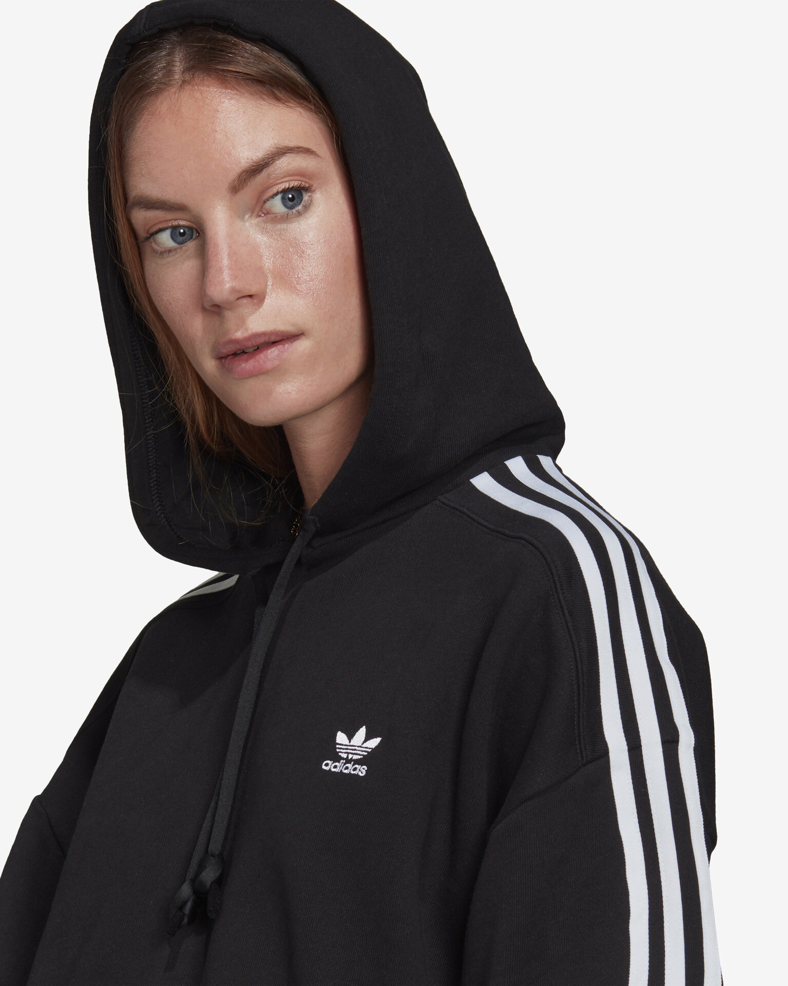 adidas Originals Classics Crop Pulover Črna - Pepit.si