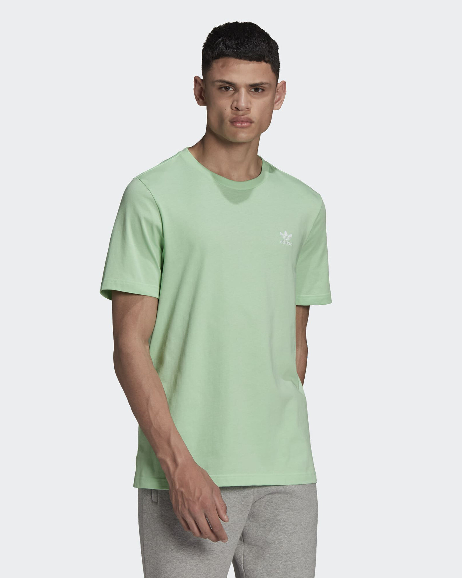 adidas Originals Loungewear Adicolor Essentials Trefoil Majica Zelena - Pepit.si