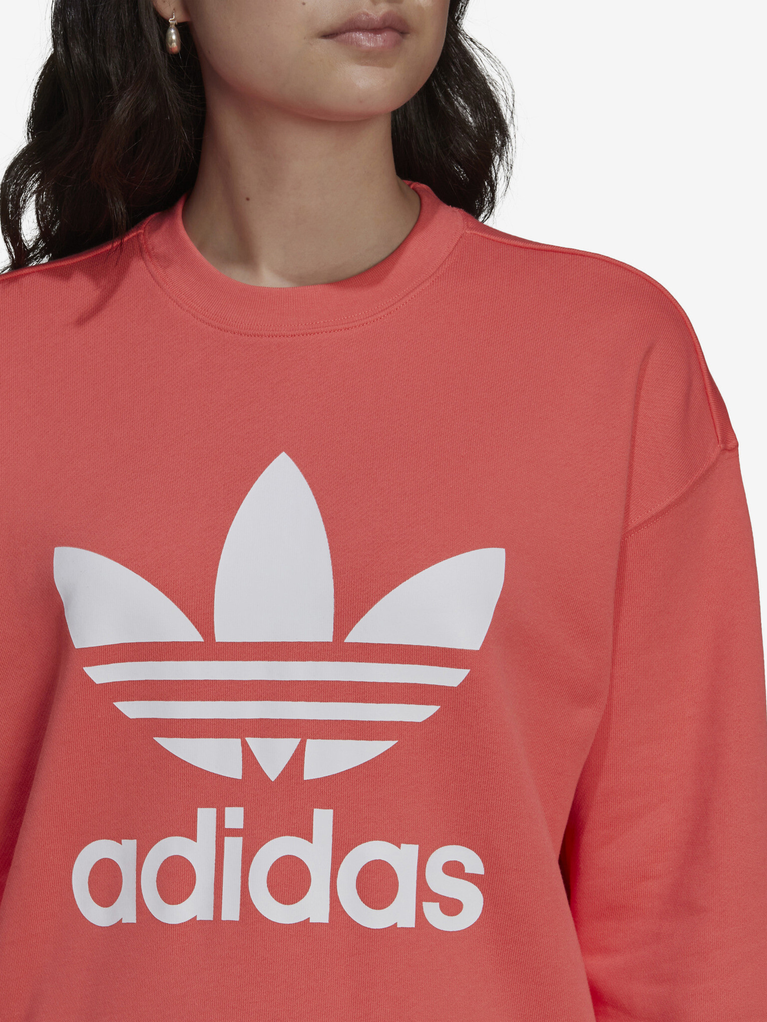 adidas Originals Pulover Roza - Pepit.si