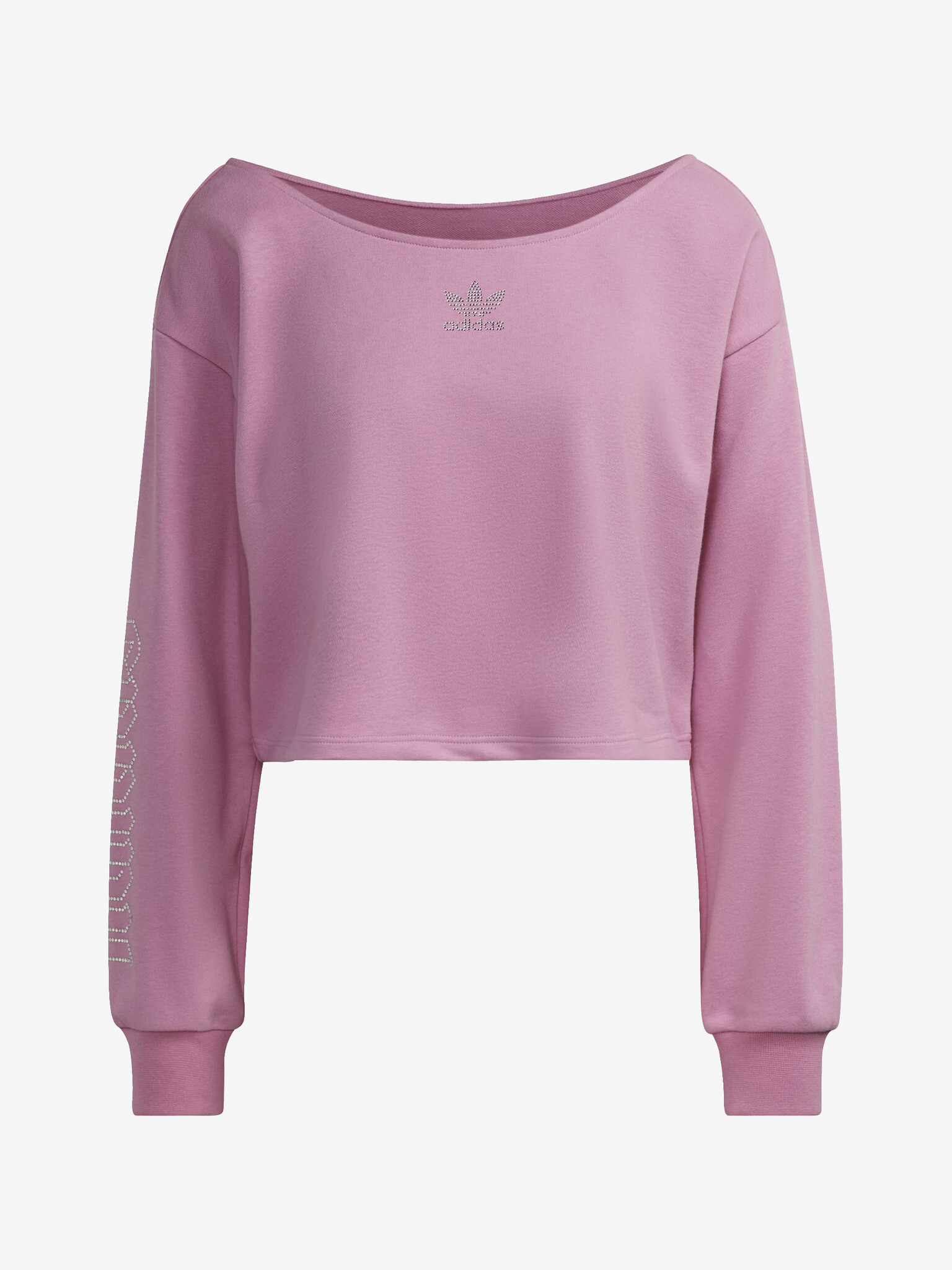 adidas Originals Slouchy Crop top Roza - Pepit.si