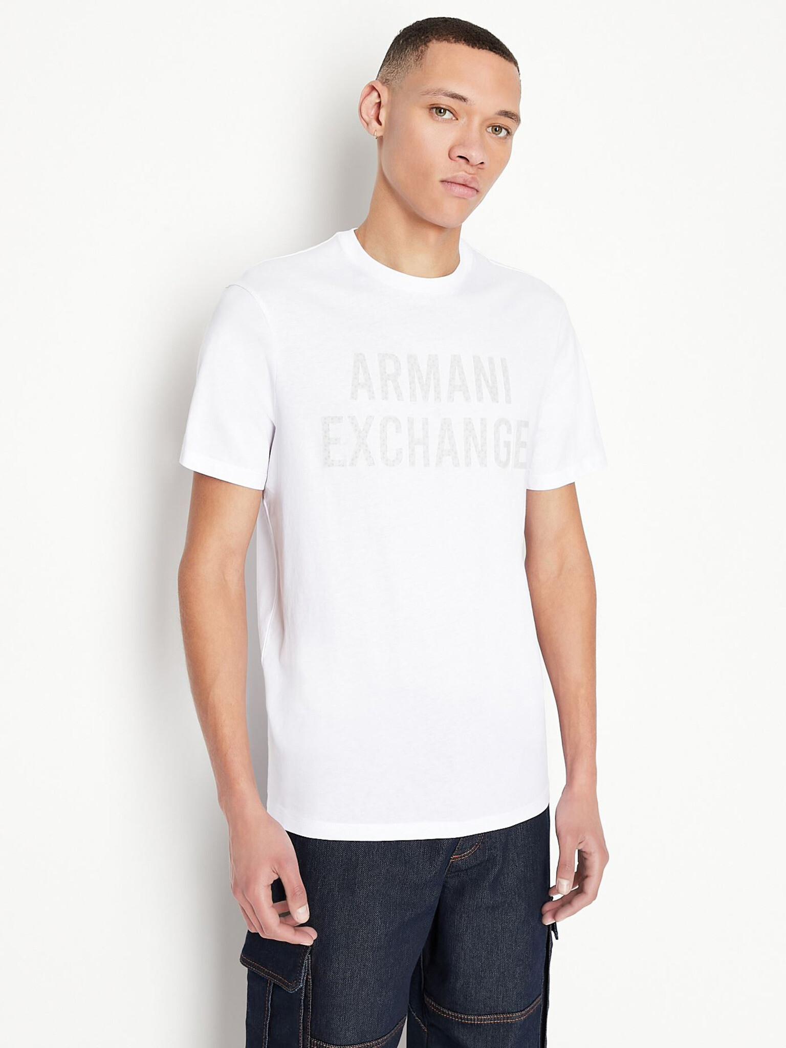 Armani Exchange Majica Bela - Pepit.si