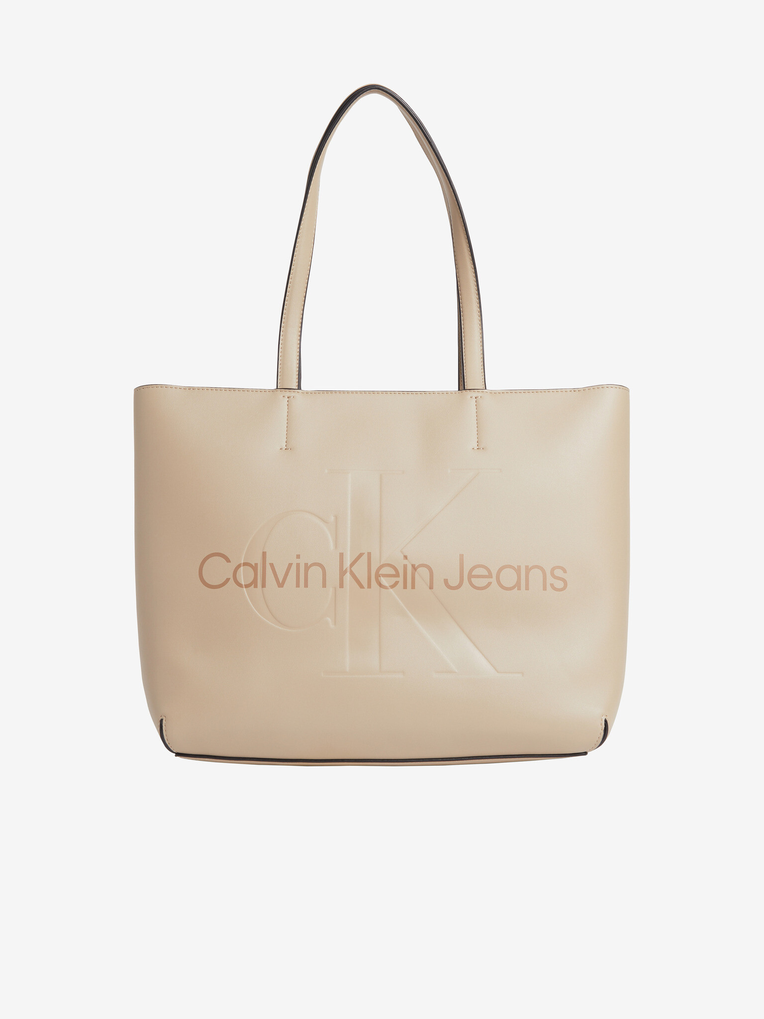 Calvin Klein Jeans Shopper torba Bež - Pepit.si