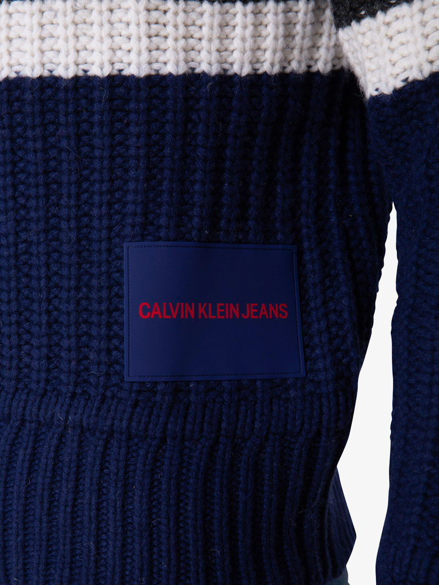 Calvin Klein Pulover Modra - Pepit.si