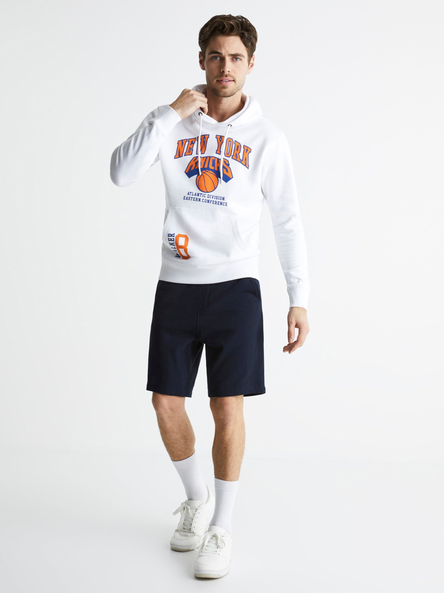 Celio NBA New York Knicks Pulover Bela - Pepit.si