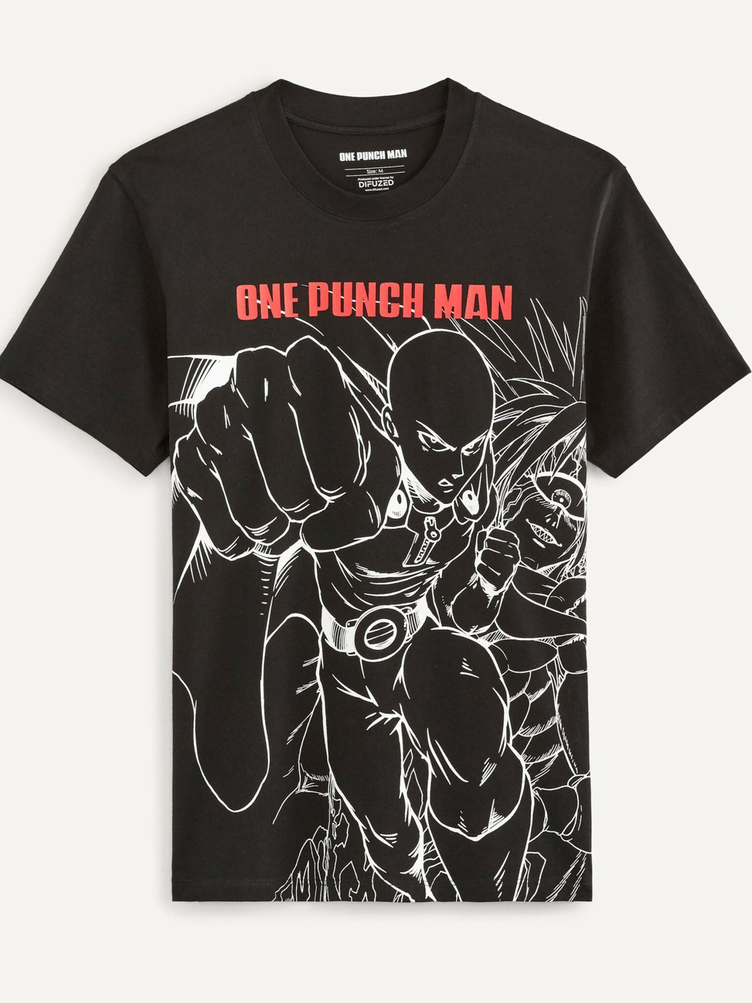 Celio One Punch Man Majica Črna - Pepit.si