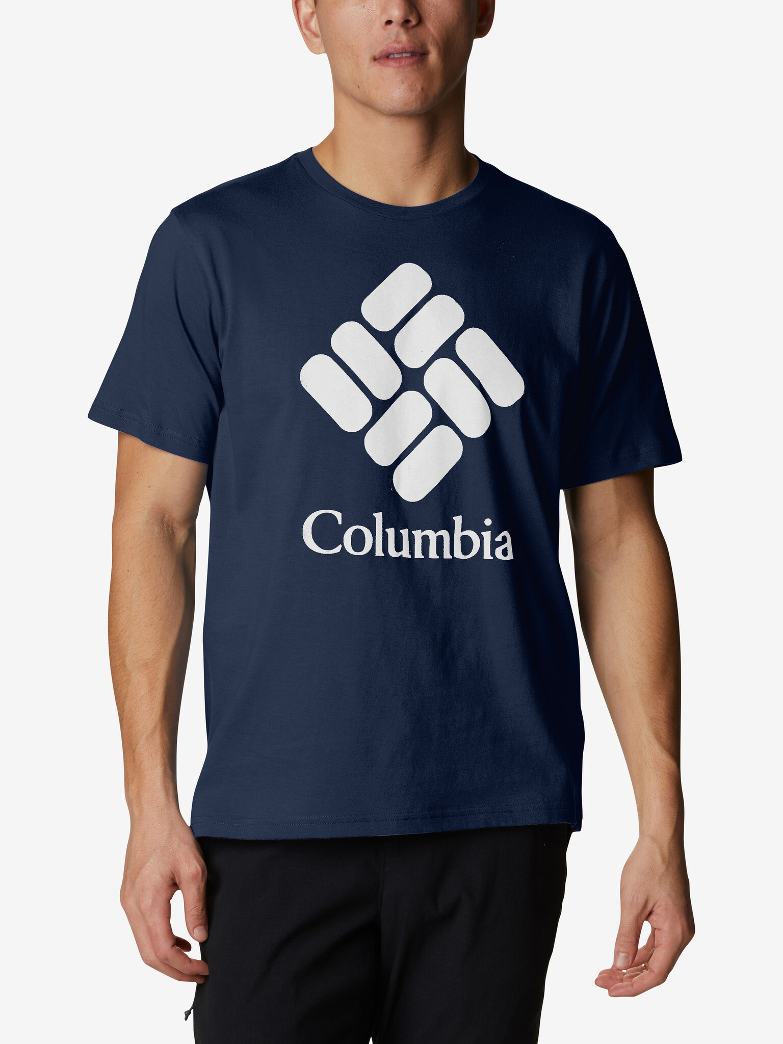 Columbia Trek™ Logo Short Sleeve Majica Modra - Pepit.si